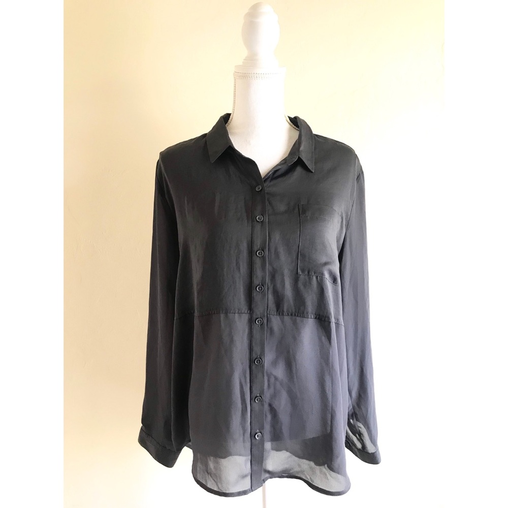 High-Low Button Up